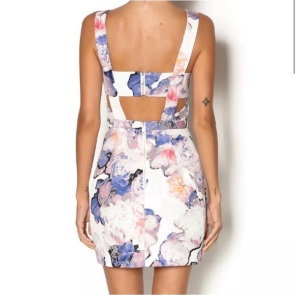 Finders Keepers Floral Sleeveless Young Spirit Mini Dress Suze Medium - Picture 2 of 9